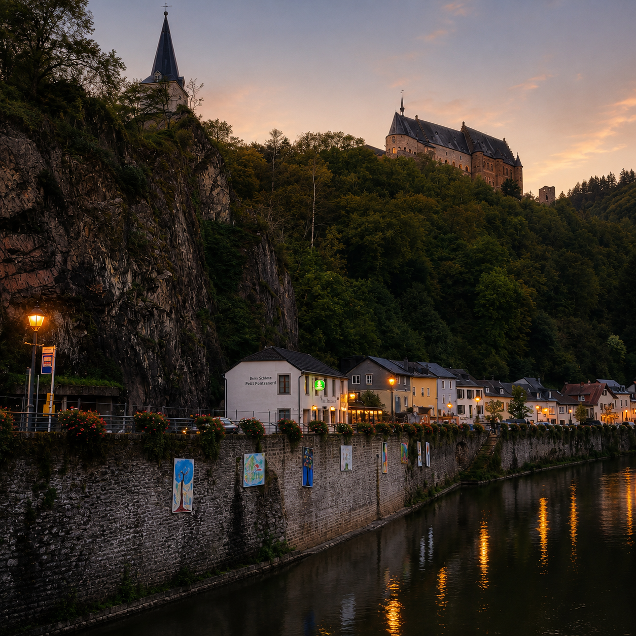 Old-town detail near Vianden